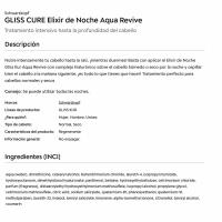 Sérum night elixir aqua GLISS, dosificador 100 ml