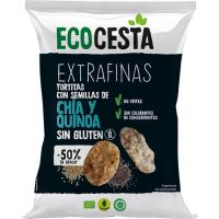 Tortetes extrafines arròs integral xia quinoa sg ECOCESTA, 60 g