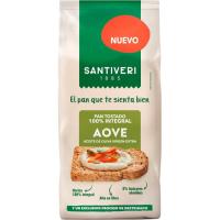 Pa torrat 100% integral aove SANTIVERI, paquet 200 g