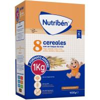 Papilla 8 cereales con miel NUTRIBEN, caja 1 kg Papilla 8 cereales con miel NUTRIBEN, caja 1 kg