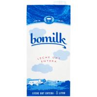 Llet sencera BOMILK, brik 1 litre