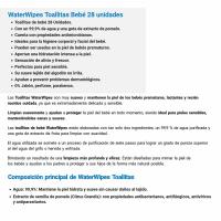 Tovalloletes WATERWIPES, paquet 28 u