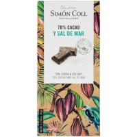 Xocolata 70% cacau amb sal de mar SIMON COLL, rajola 85 g Xocolata 70% cacau amb sal de mar SIMON COLL, rajola 85 g