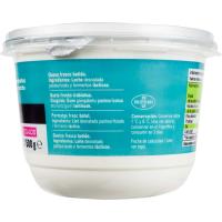 Formatge fresc batut proteïnes 0% MG  EROSKI, terrina 500 g