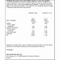 Coca arròs xoco-coco GULLON VITALDAY, paquet 117,6 g