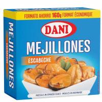 Mejillón de Chile en escabeche DANI, caja 160 g Mejillón de Chile en escabeche DANI, caja 160 g