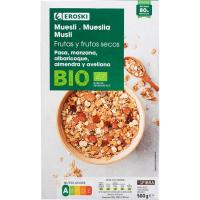 Muesli de frutas EROSKI BIO, caja 500 g Muesli de frutas EROSKI BIO, caja 500 g