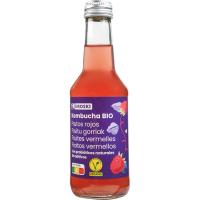 Kombucha de frutos rojos EROSKI, botella 250 ml Kombucha de frutos rojos EROSKI, botella 250 ml
