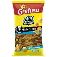Cocktail de frutos secos Miel y Mostaza GREFUSA, bolsa 145 g