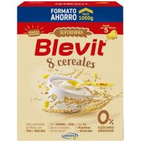 Papilla superfibra 8 cereales BLEVIT, caja 1000 g Papilla superfibra 8 cereales BLEVIT, caja 1000 g