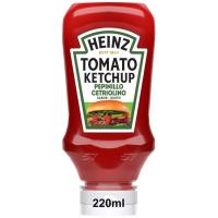 Quètxup amb sabor de cogombres HEINZ, boca avall 250 g