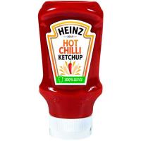 Quètxup hot chilli HEINZ, boca avall 570 g