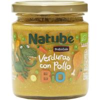 Tarrito bio de verdura y pollo NATUBE, tarro 250 g Tarrito bio de verdura y pollo NATUBE, tarro 250 g