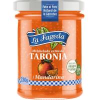 Melmelada Extra de taronja i mandarina LA FAGEDA, 230 g Melmelada Extra de taronja i mandarina LA FAGEDA, 230 g