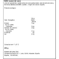 Quefir grec de vaca CANTERO DE LETUR, terrina 450 g