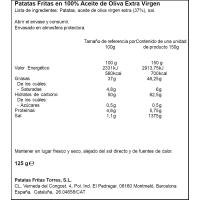 Patates Fregides Selectes Oli Oliva Verge Extra TORRES, 125 g