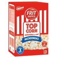 Crispetes amb sal per a microones FRIT RAVICH, pack 3x90 g
