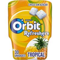 Xiclet refresher de tropical ORBIT, bossa 67 g Xiclet refresher de tropical ORBIT, bossa 67 g