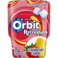 Xiclet refresher de maduixa i llima ORBIT, pot 67 g Xiclet refresher de maduixa i llima ORBIT, pot 67 g