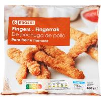 Finger de pollo EROSKI, bolsa 400 g Finger de pollo EROSKI, bolsa 400 g