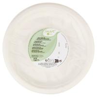 Plats canya de sucre 23 cm SMART GABBIANO, 12 u