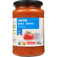 Salsa ricotta EROSKI, flascó 350 g Salsa ricotta EROSKI, flascó 350 g