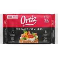 Pan tostado multicereal ORTIZ, 36 rebanadas, paquete 320 g Pan tostado multicereal ORTIZ, 36 rebanadas, paquete 320 g