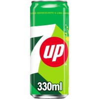Refresco de lima-limón SEVEN UP, lata 33 cl Refresco de lima-limón SEVEN UP, lata 33 cl