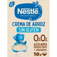 Farinetes de cereals crema d'arròs s/ gluten NESTLÉ, caixa 180 g