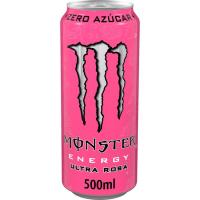 Bebida energética sin azúcar MONSTER ULTRA ROSÁ, lata 50 cl Bebida energética sin azúcar MONSTER ULTRA ROSÁ, lata 50 cl