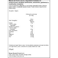 Cocktail crocante BORGES NATURA, bossa 170 g