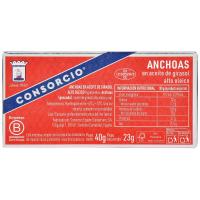 Anxova alt oleic CONSORCI, llauna 23 g