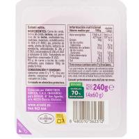 Salami extra EROSKI BASIC, pack 4x60 g