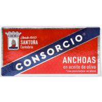 Anxova en oli d'oliva CONSORCI, lata 29 g Anxova en oli d'oliva CONSORCI, lata 29 g