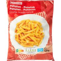 Patata prefrita EROSKI, bolsa 2,5 kg Patata prefrita EROSKI, bolsa 2,5 kg