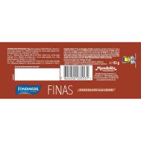 Barquillo de chocolate c/ leche FONTANEDA FINAS, paquete 92 g