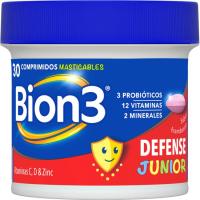 Vitamines C,D & Zinc Defense Júnior BION3, pot 30 comprimits Vitamines C,D & Zinc Defense Júnior BION3, pot 30 comprimits
