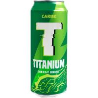 Bebida energética TITANIUM CARIBE, lata 50 cl Bebida energética TITANIUM CARIBE, lata 50 cl