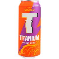 Bebida energética TITANIUM MANGO, lata 50 cl Bebida energética TITANIUM MANGO, lata 50 cl