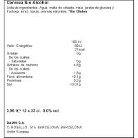 Cerveza tostada FREE DAMM, pack lata 12x33 cl