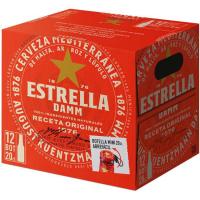 Cerveza ESTRELLA DAMM, pack botellín 12x20 cl Cerveza ESTRELLA DAMM, pack botellín 12x20 cl