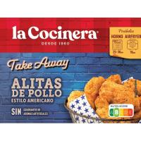Alitas de pollo estilo americano LA COCINERA, caja 400 g Alitas de pollo estilo americano LA COCINERA, caja 400 g
