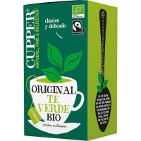 Té verde bio CUPPER, caja 20 uds Té verde bio CUPPER, caja 20 uds
