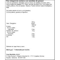 Pan de semillas de girasol MESTEMACHER, paquete 500 g