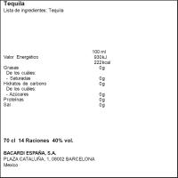 Tequila PATRON SILVER, ampolla 70 cl