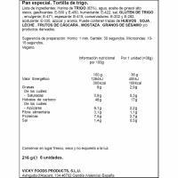 Tortilles de blat DULCESOL, 6 u, paquet 216 g