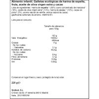 Galleta bio de cacao SMILEAT, bolsa 220 g