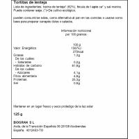 Tortitas de proteína ECOCESTA, paquete 115 g