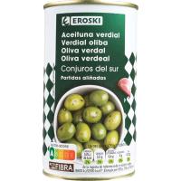 Oliva verda Conjuros del Sud EROSKI, llauna 185 g