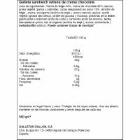 Galeta farcida de xocolata FAVORITA, 500 g